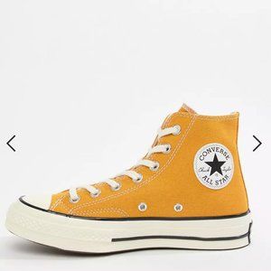 Converse Chuck 70 Hi canvas sneakers, Sunflower Women's 10